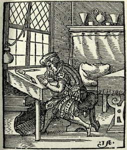 The Woodblock Cutter by Jost Amman